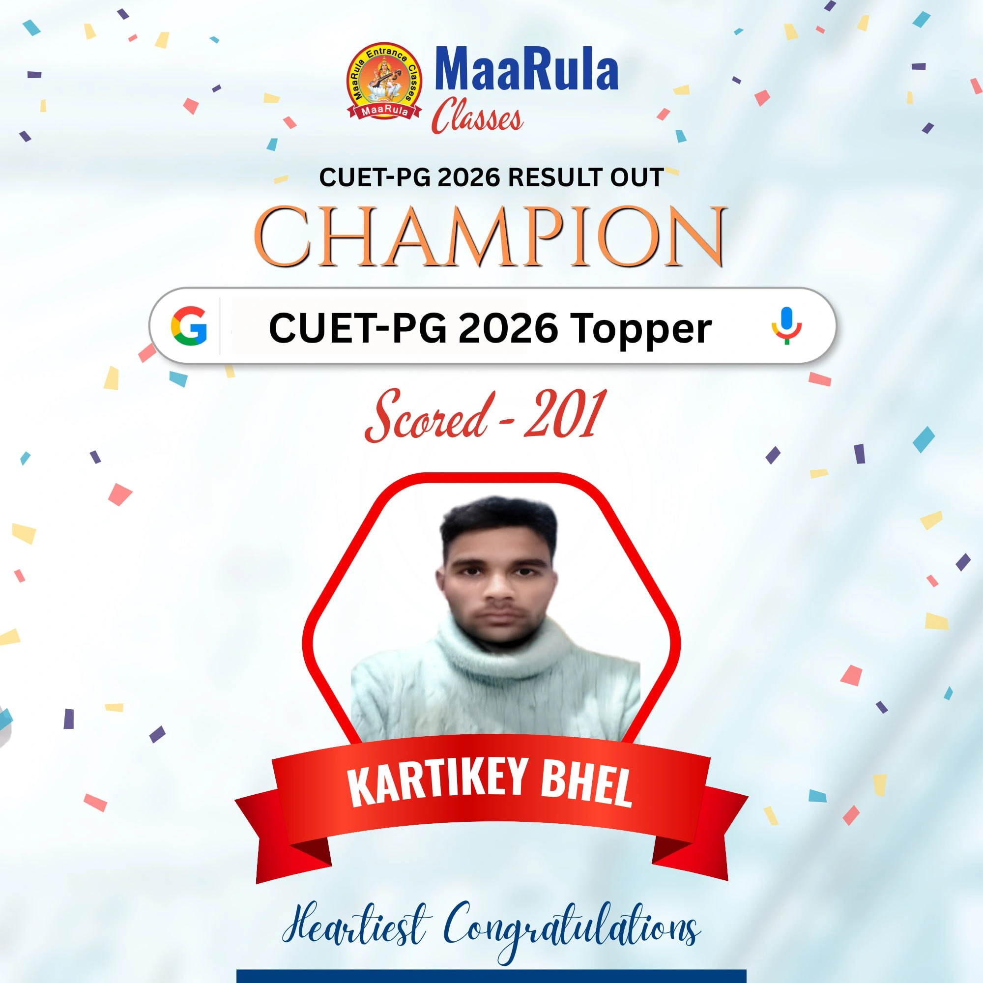 Cuet Pg Topper 13